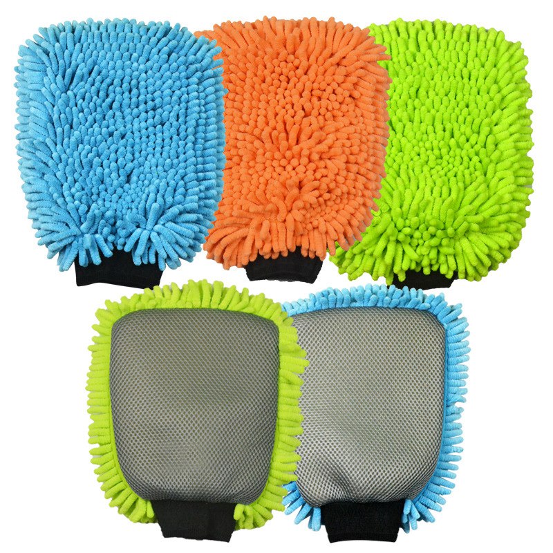 Рукавицы из микрофибры для мытья автомобилей Chenille Mitt